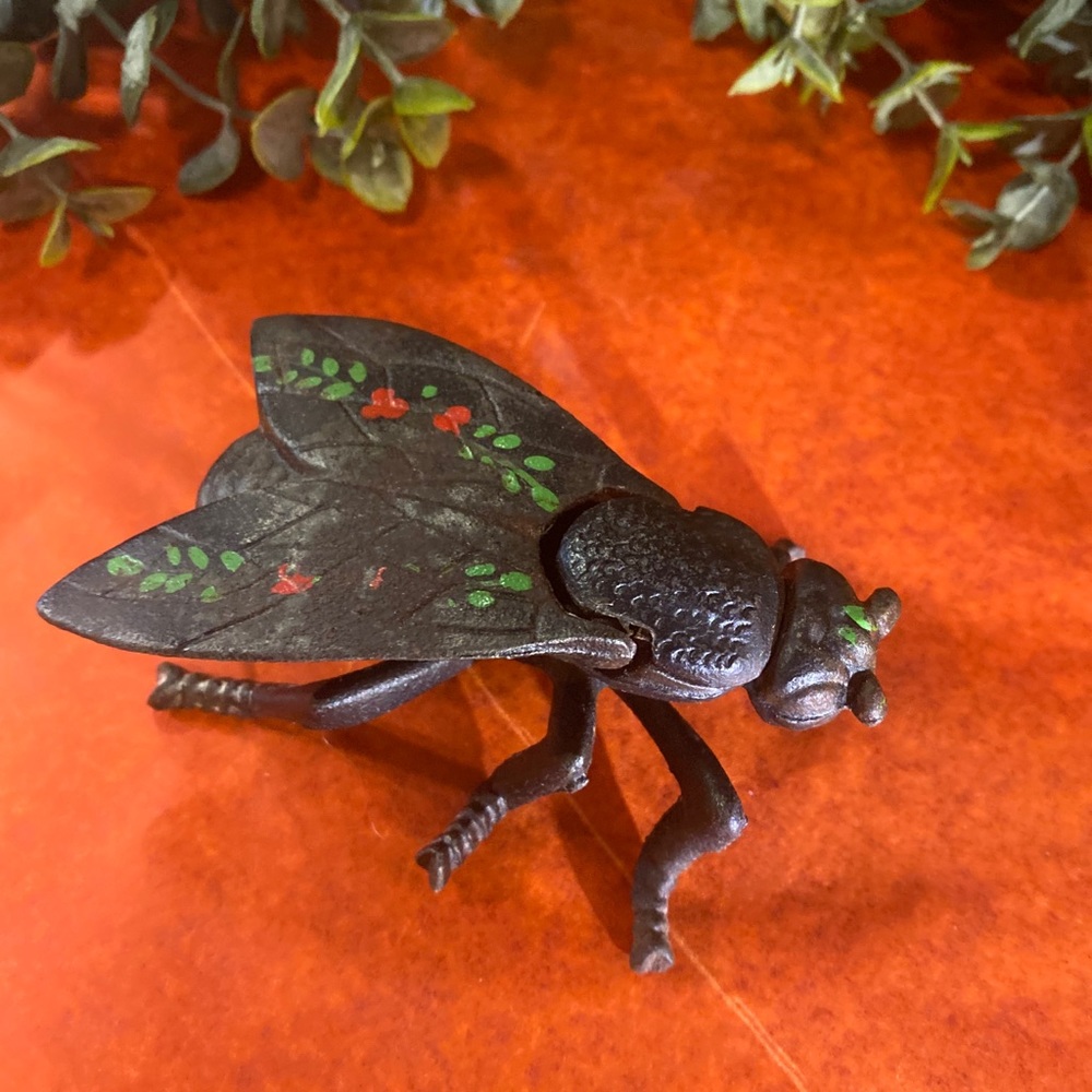 Vintage Cast Iron Fly Ashtray